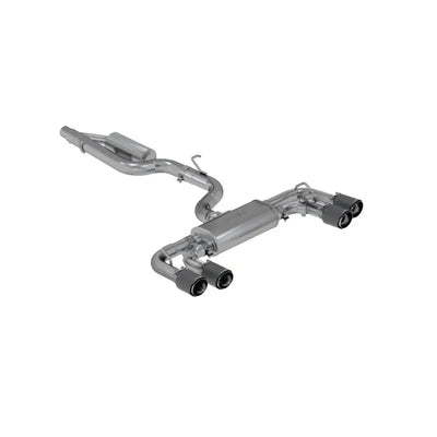 MBRP 15-19 VW Golf R 3 in Cat Back w/ 4 OD Quad Carbon Fiber Tips - T304 - Truck & Automotive