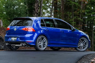 MBRP 15-19 VW Golf R 3 in Cat Back w/ 4 OD Quad Carbon Fiber Tips - T304 - Truck & Automotive