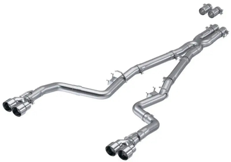 MBRP 15-21 Dodge Challenger 6.2L/6.4L 3in Race Series Cat-Back w/ Quad Tips AS Exhaust System - Truck & Automotive