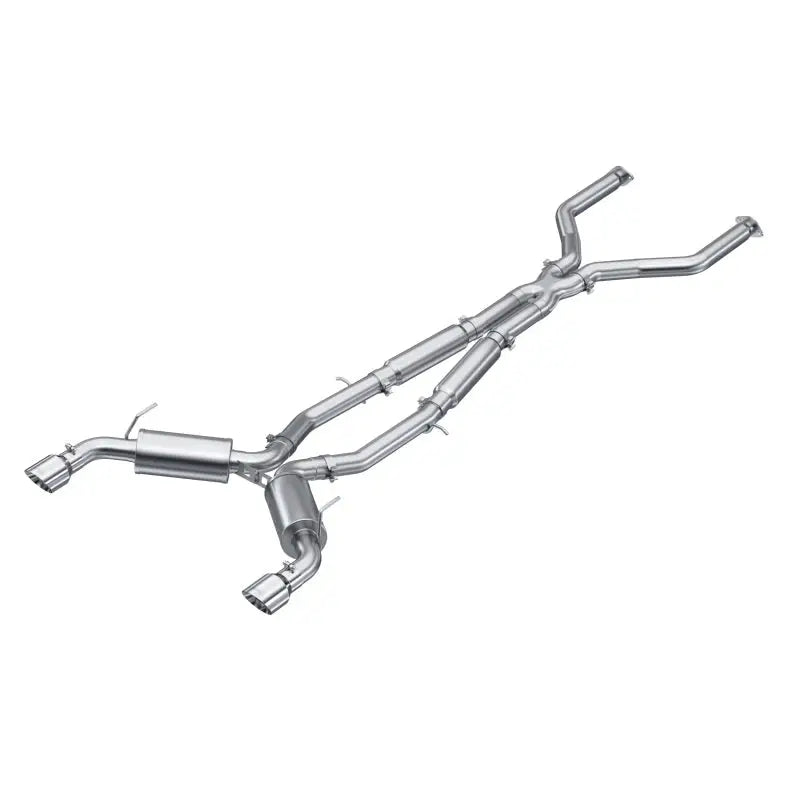 MBRP 16-22 Infiniti Q50 3.0L RWD/AWD 3in Cat-Back Dual Split Rear Street Version T304 - Truck & Automotive