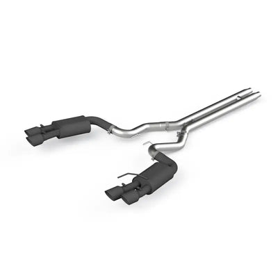 Ford Mustang with 4in dual wall quad 4in dual exhaust tips for a sleek look