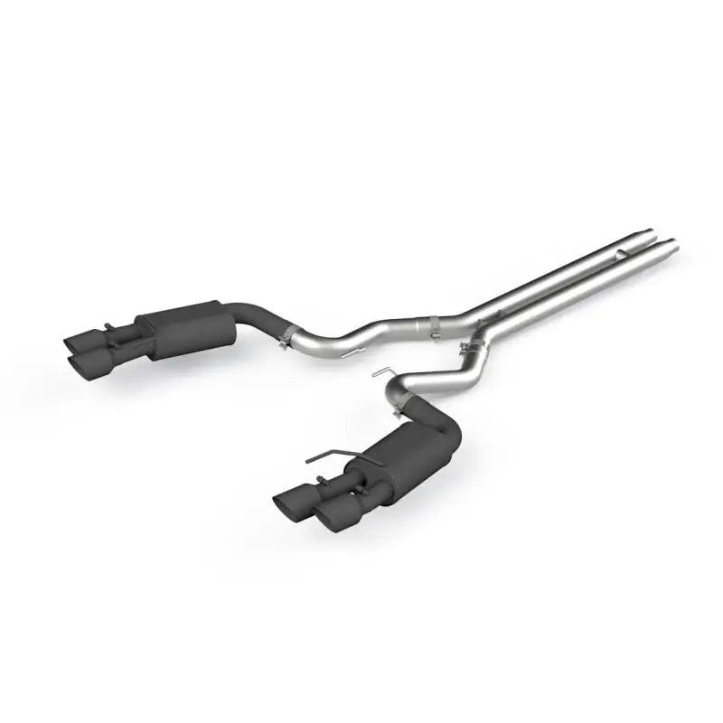 Ford Mustang with 4in dual wall quad 4in dual exhaust tips for a sleek look
