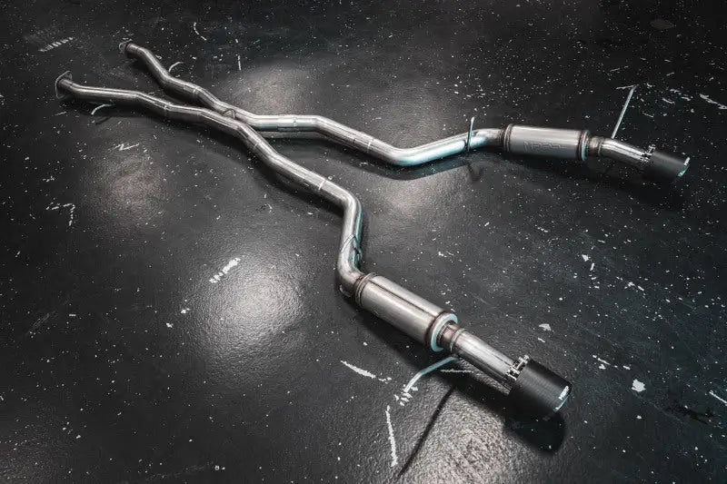 MBRP 18-23 Dodge Durango SRT 6.4L Armor Lite AL Steel 3in Cat Back Exhaust Dual Rear Exit w/ SS Tips - Truck &