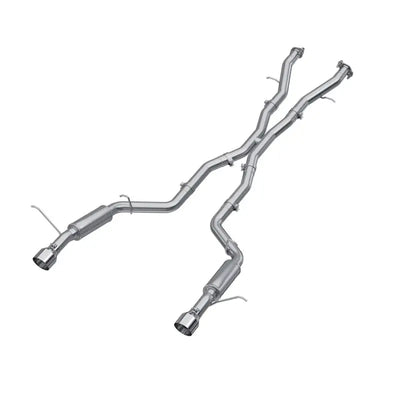 MBRP 18-23 Dodge Durango SRT 6.4L Armor Lite AL Steel 3in Cat Back Exhaust Dual Rear Exit w/ SS Tips - Truck &