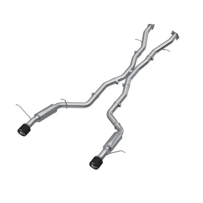 MBRP 18-23 Dodge Durango SRT 6.4L Armor Pro T304 SS 3in Cat Back Exhaust Dual Rear Exit w/ CF Tips - Truck & Automotive