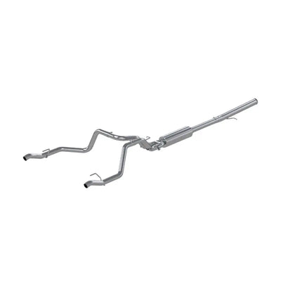 MBRP 19 Chevy Silverado 1500 6.2L 2.5in Catback Dual Rear Exit T304 SS - Truck & Automotive