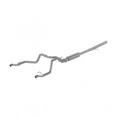MBRP 19 Chevy Silverado 1500 6.2L 2.5in Catback Dual Rear Exit T304 SS - Truck & Automotive