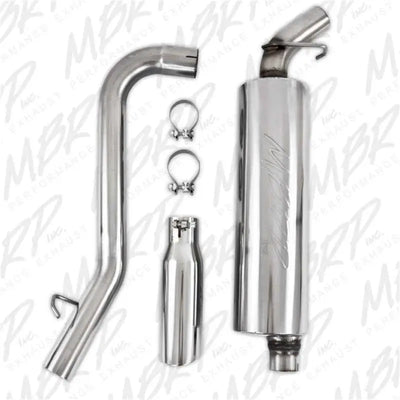 MBRP 1997-1999 Jeep Wrangler (TJ) Inline-4 2.5L Inline-6 4.0L Cat Back Single - RV and Auto Parts