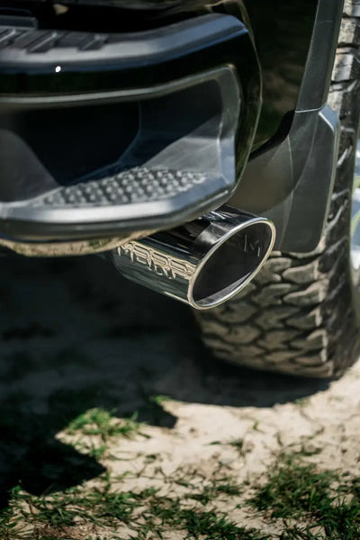 MBRP 20-23 Chevrolet Silverado 2500HD 6.6L Armor Lite AL Steel Single Side Exit 5in DPF Back Exhaust - Truck &