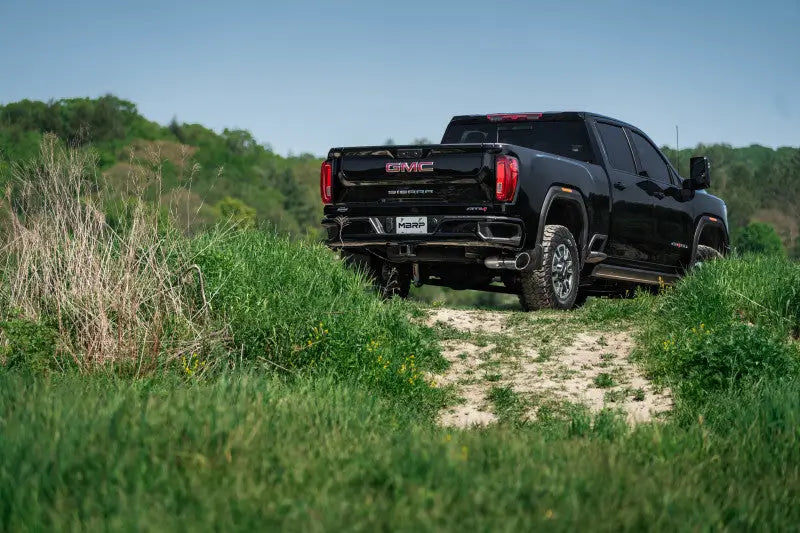 MBRP 20-23 Chevrolet Silverado 2500HD 6.6L Armor Lite AL Steel Single Side Exit 5in DPF Back Exhaust - Truck &