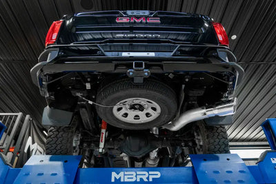MBRP 20-23 Chevrolet Silverado 2500HD 6.6L Armor Plus T409 SS Single Side Exit 5in DPF Back Exhaust - Truck & Automotive