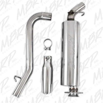 MBRP 2000-2006 Jeep Wrangler (JK) Inline-4 2.5L Inline-6 4.0L Cat Back Single Side - RV and Auto Parts