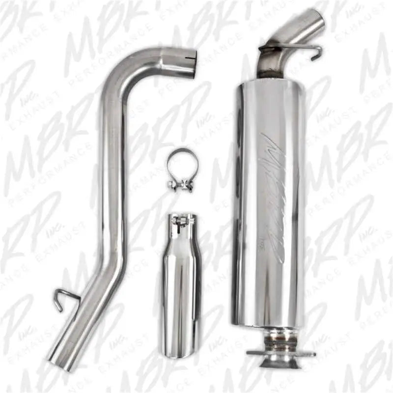 MBRP 2000-2006 Jeep Wrangler (JK) Inline-4 2.5L Inline-6 4.0L Cat Back Single Side - RV and Auto Parts
