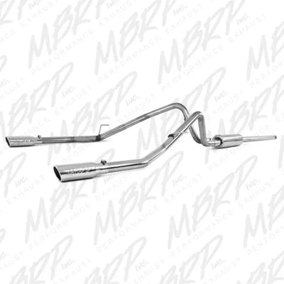 MBRP MBRP 2004-2008 Ford F150 4.6/5.4L EC/CC-SB Cat Back Dual Split Rear