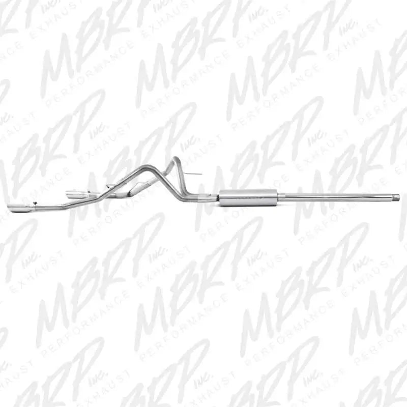 MBRP 2004-2008 Ford F150 4.6/5.4L EC/CC-SB Cat Back Dual Split Rear - RV and Auto Parts