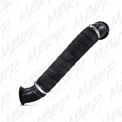 MBRP 2004.5-2010 Chev/GMC 6.6L Duramax 3in Turbo Down Pipe Black, direct replacement for improved flow and performance.