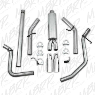 MBRP 2009 Chev/GMC 1500 4.8/5.3L EC/CC (excluding 8 bed) Cat Back Dual Split Side - RV and Auto Parts