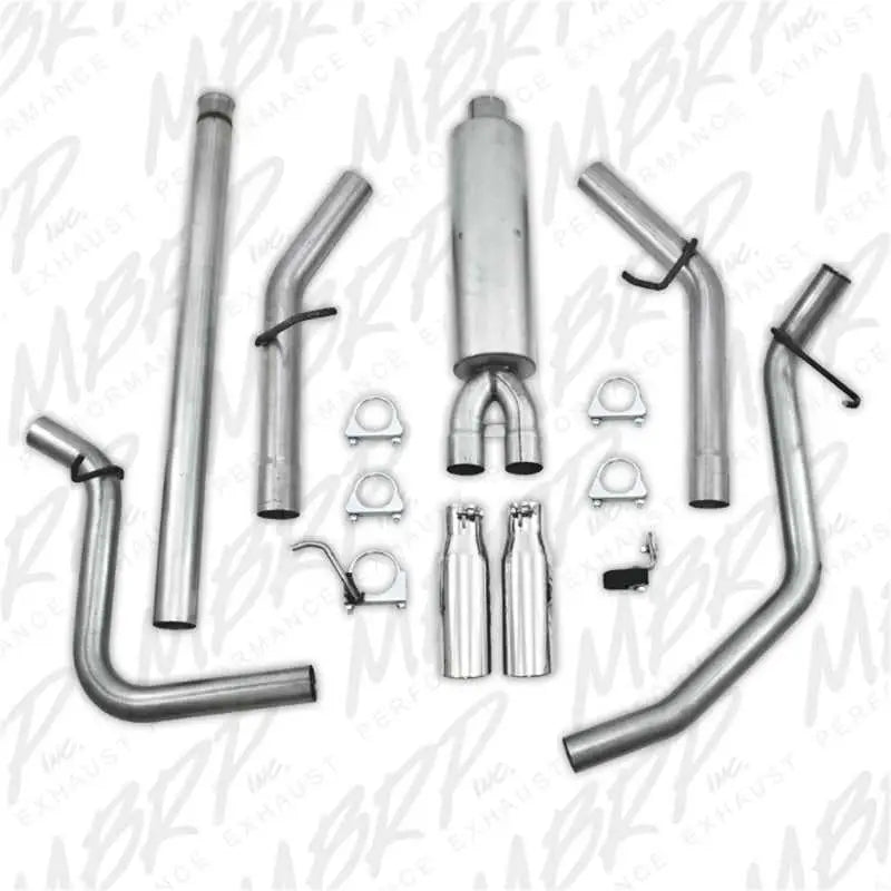 MBRP 2009 Chev/GMC 1500 4.8/5.3L EC/CC (excluding 8 bed) Cat Back Dual Split Side - RV and Auto Parts