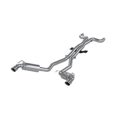 MBRP 2010 Chev Camaro V8 6.2L 6 Speed Dual Cat Back Round Tips  (11 Conv. MUST purchase mbrpAD1710) - RV and Auto Parts