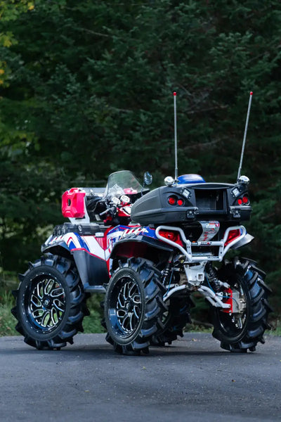 MBRP 2011 + Polaris Sportsman Touring 850 T304 Stainless Single Slip-On Performance Series - Truck & Automotive