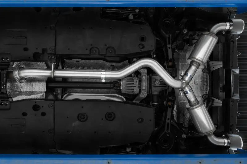 MBRP 2023 Toyota Corolla GR 1.6L T304 Stainless Steel 3in Cat-Back Dual Split Rear w/ Burnt End Tips - Truck &