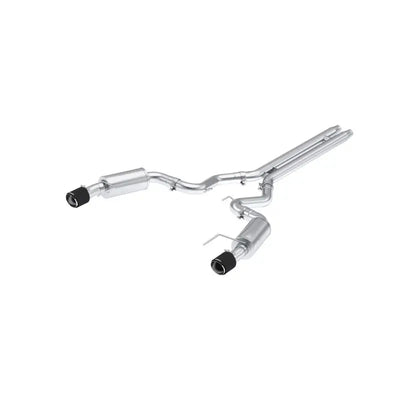 MBRP 2024 Ford Mustang GT S650 5.0L 3inCat-Back Dual Split Rear with Carbon Fiber Tips (Street) - Truck & Automotive