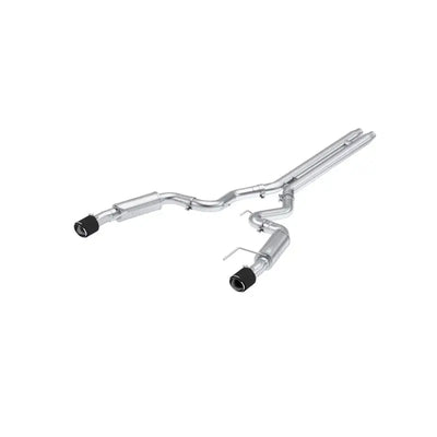 MBRP 2024 Ford Mustang GT S650 5.0L Cat-Back Dual Split Rear with Carbon Fiber Tips Race Version - Truck & Automotive