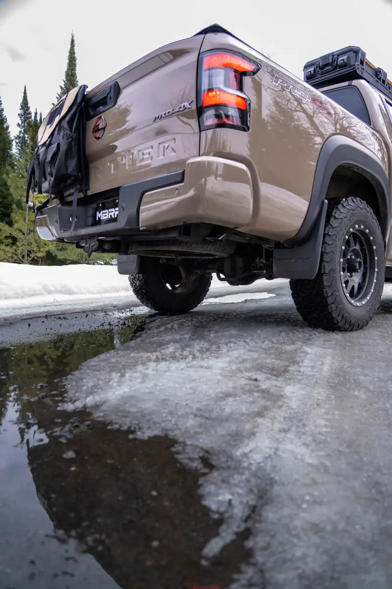 MBRP 22-23 Nissan Frontier 3.8L 3in Tip Cat Back Turndown Exit Street Profile - T304 - Truck & Automotive