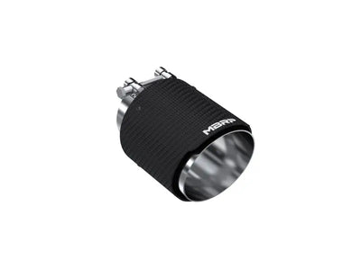 MBRP 3in ID / Dual 4in OD Out Staggered L 9.37in / R 9.87in Single Wall T304 SS Univ Exhaust Tip - Truck & Automotive