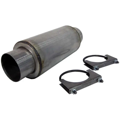 MBRP Universal Resonator 4 Inlet /Outlet 12 Body 18 Overall Aluminized - RV and Auto Parts
