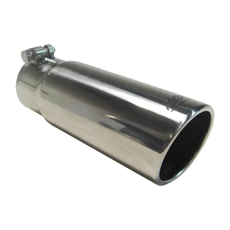 MBRP Universal Tip 3in O.D. Angled Rolled End 3 inlet 10 length - RV and Auto Parts