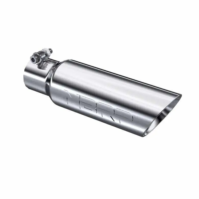 MBRP Universal Tip 3in O.D. Dual Wall Angled 2 inlet 12 length - RV and Auto Parts