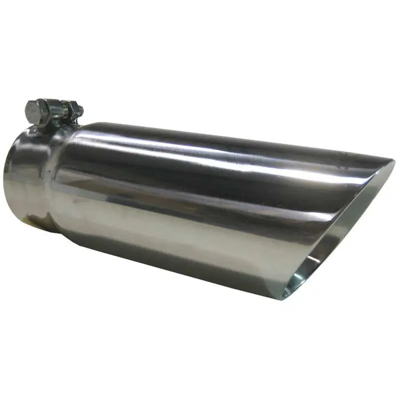 MBRP Universal Tip 3in O.D. Dual Wall Angled End 3 inlet 12 length - RV and Auto Parts