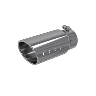 MBRP Universal Tip 5 O.D. Angled Rolled End 4 inlet 12 length - RV and Auto Parts
