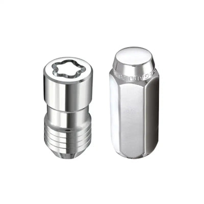 McGard 6 Lug Hex Install Kit w/Locks (Cone Seat Nut) M14X1.5 / 22mm Hex / 1.945in. Length - Chrome - 84638