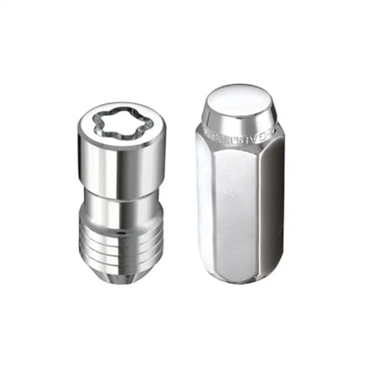 McGard 6 Lug Hex Install Kit w/Locks (Cone Seat Nut) M14X1.5 / 22mm Hex / 1.945in. Length - Chrome - 84638