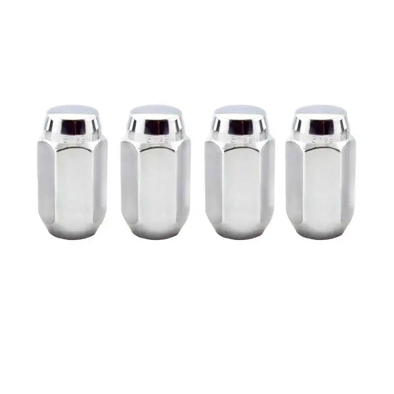 McGard Hex Lug Nut (Cone Seat) 9/16-18 / 7/8 Hex / 1.75in. Length (4-Pack) - Chrome 