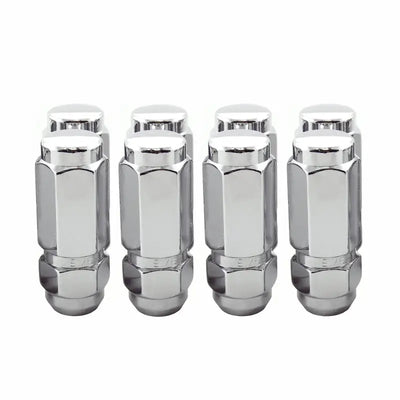 McGard Hex Lug Nut (Cone Seat / Duplex) 9/16-18 / 7/8 Hex / 2.5in. Length (8-Pack) - Chrome - 64806