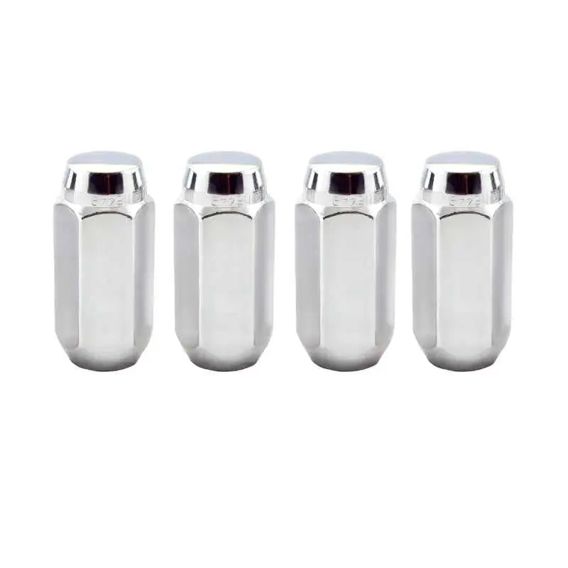 McGard Hex Lug Nut (Cone Seat) M14X1.5 / 22mm Hex / 1.945in. Length (4-Pack) - Chrome 