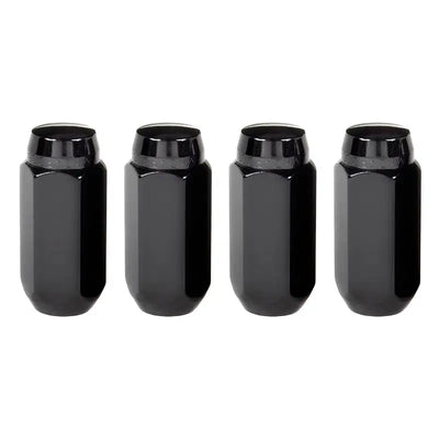 McGard Hex Lug Nut (Cone Seat) M14X1.5 / 22mm Hex / 1.945in. Length (4-Pack) - Black - 64024
