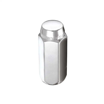 McGard Hex Lug Nut (Cone Seat) M14X1.5 / 22mm Hex / 1.945in. Length (4-Pack) - Chrome 