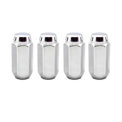 McGard Hex Lug Nut (Cone Seat) M14X1.5 / 22mm Hex / 1.945in. Length (4-Pack) - Chrome 