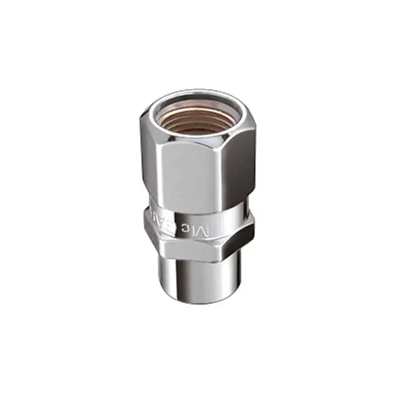 McGard Hex Lug Nut (Drag Racing Short Shank) 1/2-20 / 13/16 Hex / 1.6in. Length (4-Pack) - Chrome 