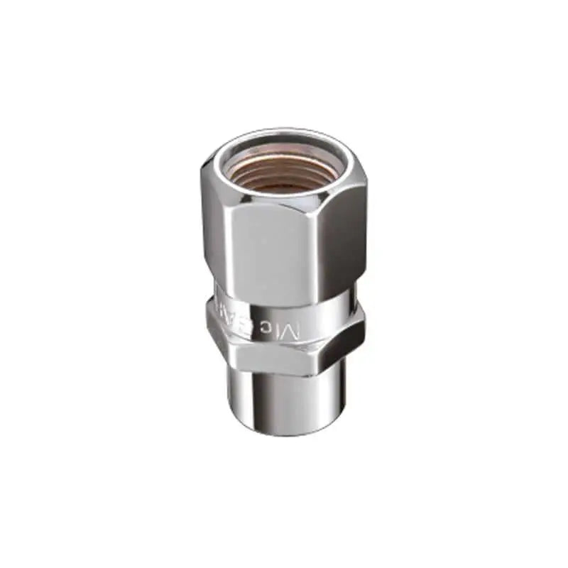 McGard Hex Lug Nut (Drag Racing Short Shank) 1/2-20 / 13/16 Hex / 1.6in. Length (4-Pack) - Chrome 