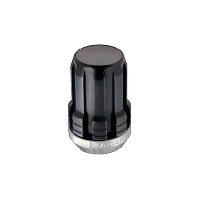 McGard SplineDrive Lug Nut (Cone Seat) M12X1.25 / 1.24in. Length (4-Pack) - Black (Req. Tool) 