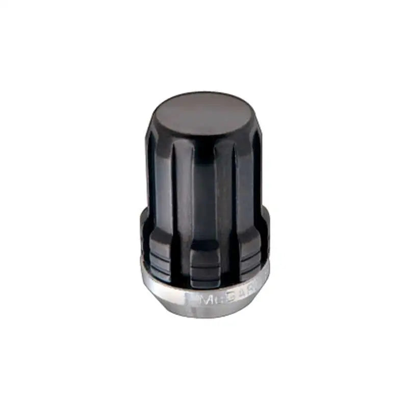 McGard SplineDrive Lug Nut (Cone Seat) M12X1.25 / 1.24in. Length (4-Pack) - Black (Req. Tool) 