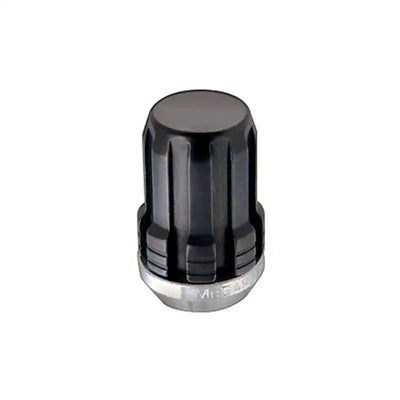 McGard SplineDrive Lug Nut (Cone Seat) M12X1.25 / 1.24in. Length (4-Pack) - Black (Req. Tool) 