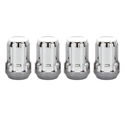 McGard SplineDrive Lug Nut (Cone Seat) M12X1.5 / 1.24in. Length (4-Pack) - Chrome (Req. Tool) - 65357