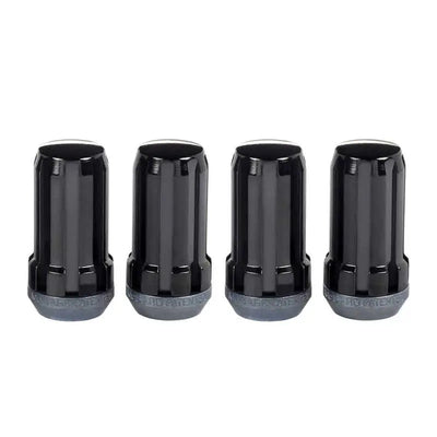 McGard SplineDrive Lug Nut (Cone Seat) M14X1.5 / 1.935in. Length (4-Pack) - Black (Req. Tool) 