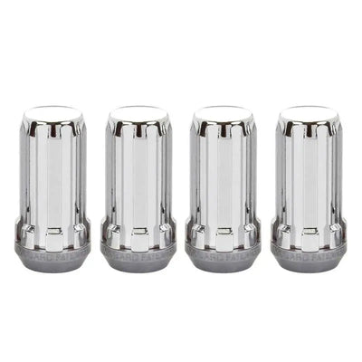 McGard SplineDrive Lug Nut (Cone Seat) M14X1.5 / 1.935in. Length (4-Pack) - Chrome (Req. Tool) 